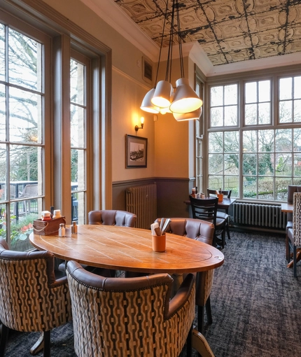 interior of the restaurant
