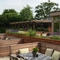The beer garden at the Prince Of Wales,