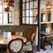 Restaurant seating area in a pub hotel