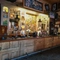 Interior shot of the bar