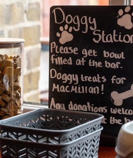 The doggy station at the George.