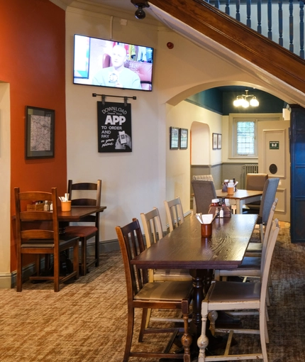 interior of the restaurant