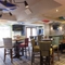 interior of the restaurant and seating area