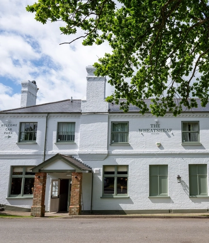 The outside of the Wheatsheaf.