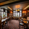 Internal seating area in a pub restaurant