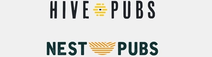 The logo for Hive and Nest pubs.
