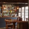 interior bar, restaurant and seating area