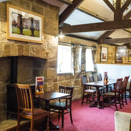 interior restaurant and seating area