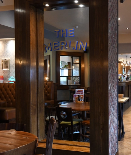 interior of the pub
