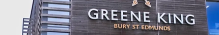 Greene King - Bury St Edmunds Sign