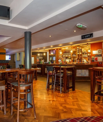 Restaurant area in a pub