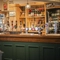 The bar at the Bull.