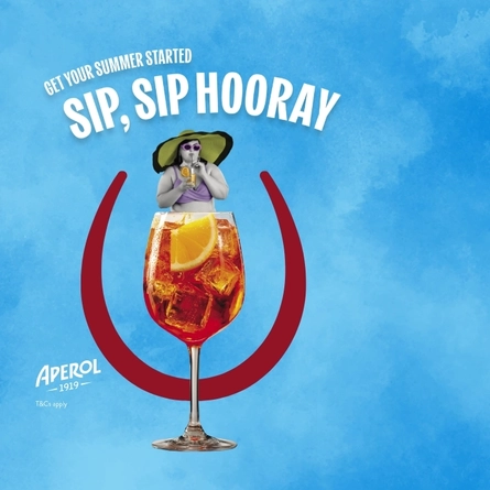 A banner promoting Summer Serves at Hungry Horse venues.