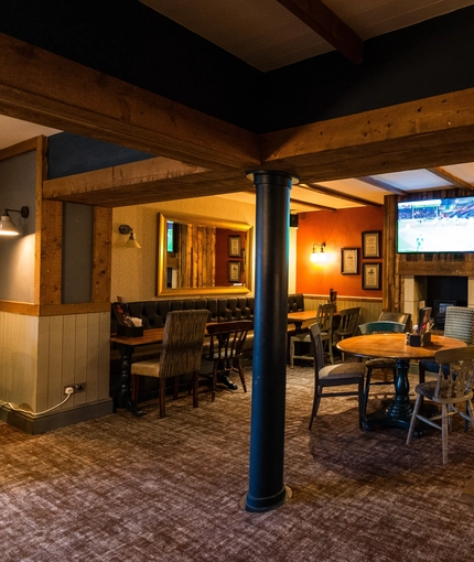 interior seating area