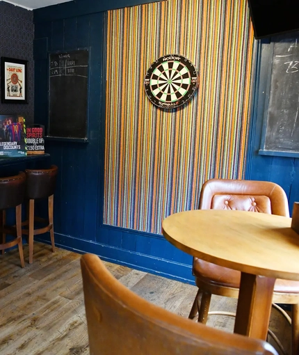 interior restaurant and seating area