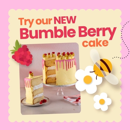 Bumble Berry Cake at Farmhouse Kitchen