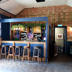 Internal bar area in a pub restaurant