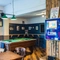 interior seating area with pool table