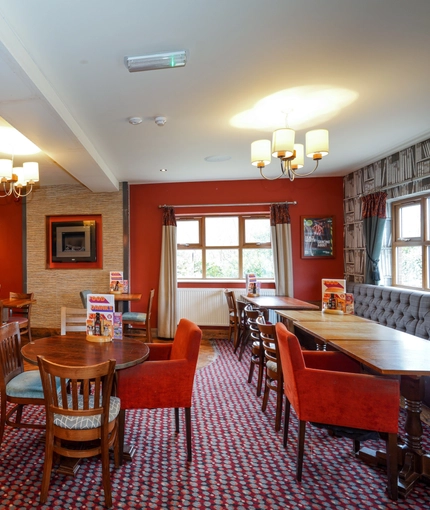 Restaurant area in a pub