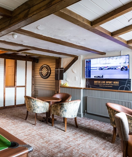 interior seating area