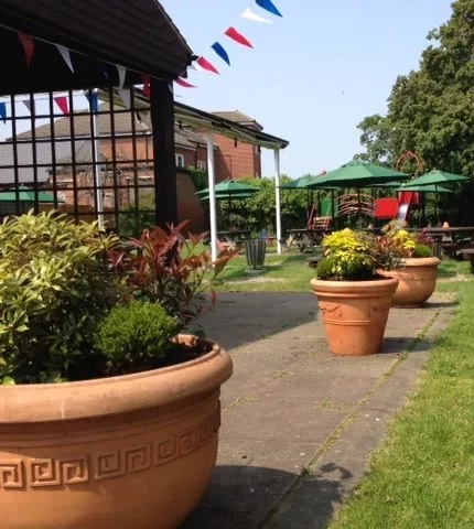 Exterior beer garden