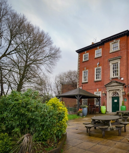 exterior beer garden