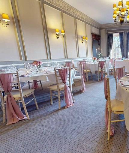 The function room of The Rothley Court Hotel.