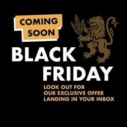 A graphic banner promoting black Friday offers at Belhaven venues.