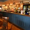 interior seating area and bar