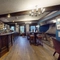 The bar and seating areas inside The Rothley Court Hotel.