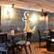 Interior dining area of a pub.