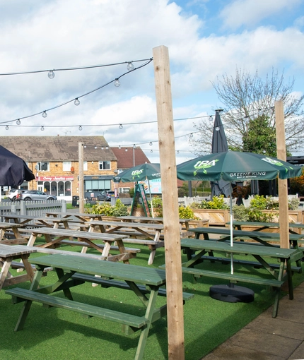 exterior beer garden