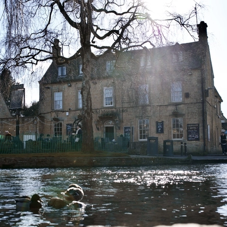 External image of the Old Manse, from the other side of the river.
