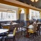 Interior restaurant and seating area