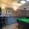 interior seating area with pool table