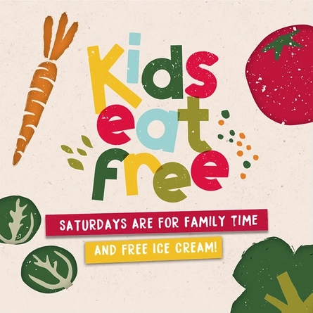 Kids Eat Free Saturdays in January