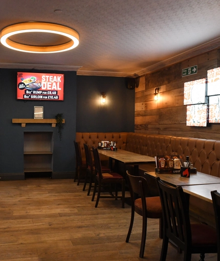 interior restaurant and seating