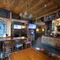 Interior shot of the bar and seating area