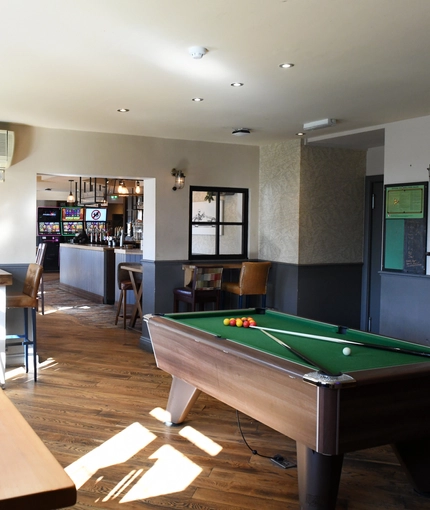 interior restaurant and seating area