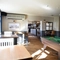 interior restaurant and seating area