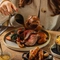A beef sunday roast served at Crafted Venues.
