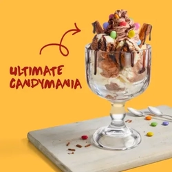 A graphic promoting the Ultimate Candymania at Hungry Horse.