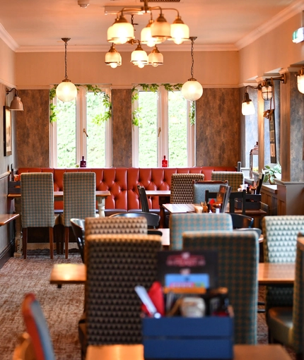 interior seating area