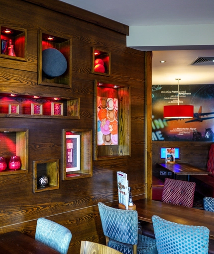 interior dining area of a pub