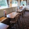 interior of restaurant and seating area