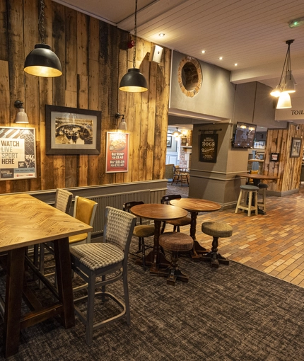 interior restaurant and seating area