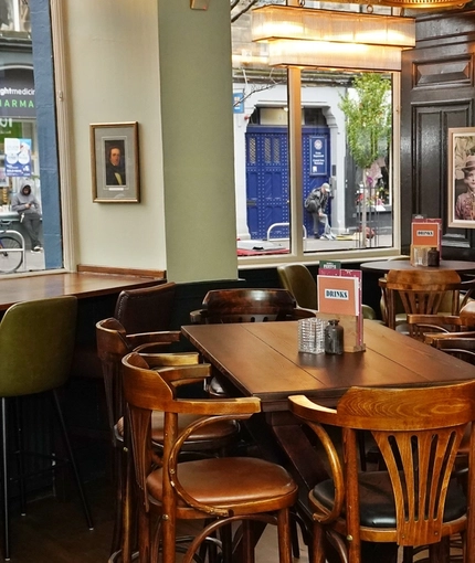 The restaurant in the Doctors.