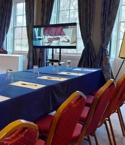 The function room of The Rothley Court Hotel.
