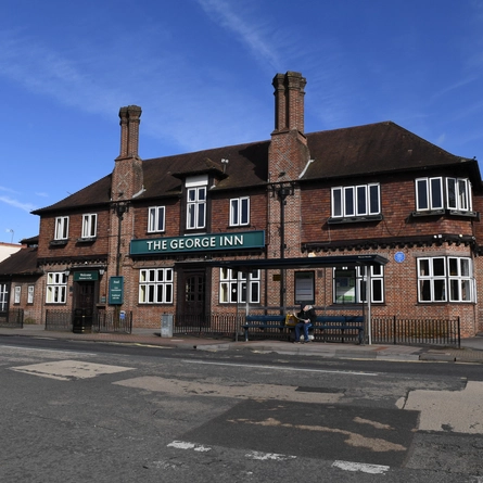 The exterior facade of The George.