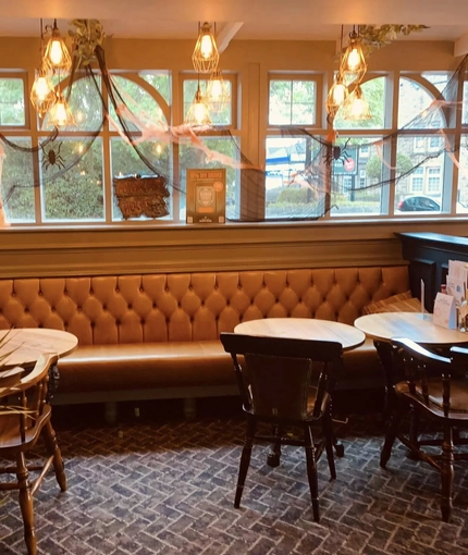 a Halloween cake served at Farmhouse Inns pubs